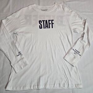 JUSTIN BIEBER PURPOSE 2017 WORLD TOUR WHITE T-SHIRT LONG SLEEVE MENS MEDIUM